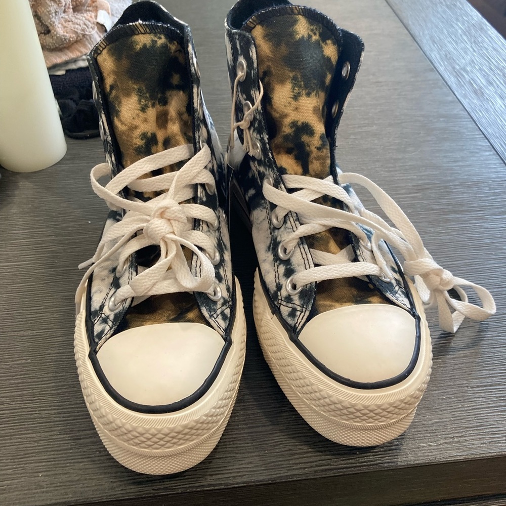 Custom Washed Platform Chuck Taylor All Star - Picture 8 of 9